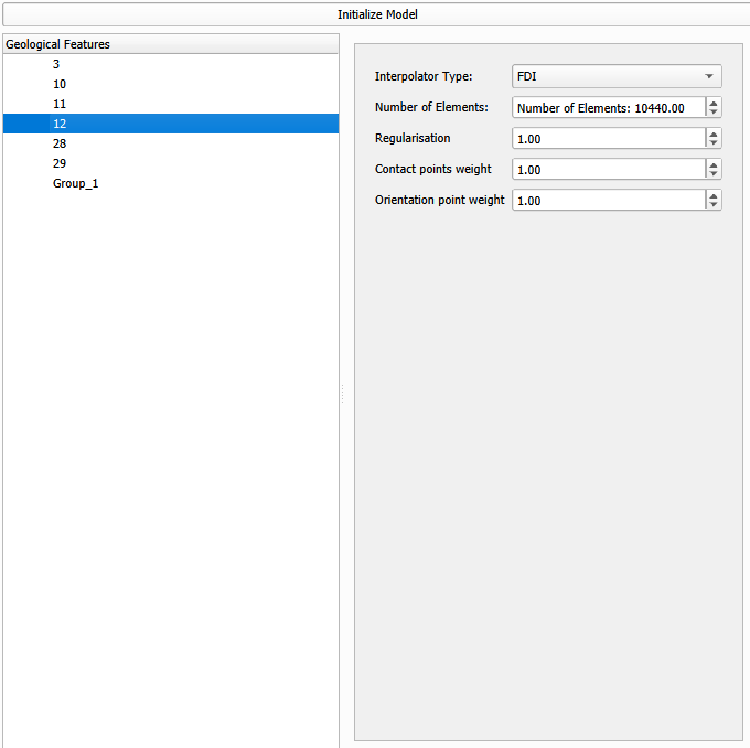 Model Parameters